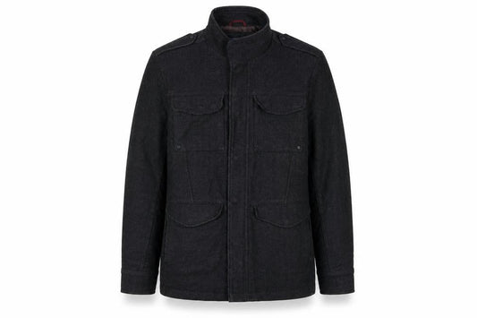 Mens UK Size M NEXT Black Military Jacket