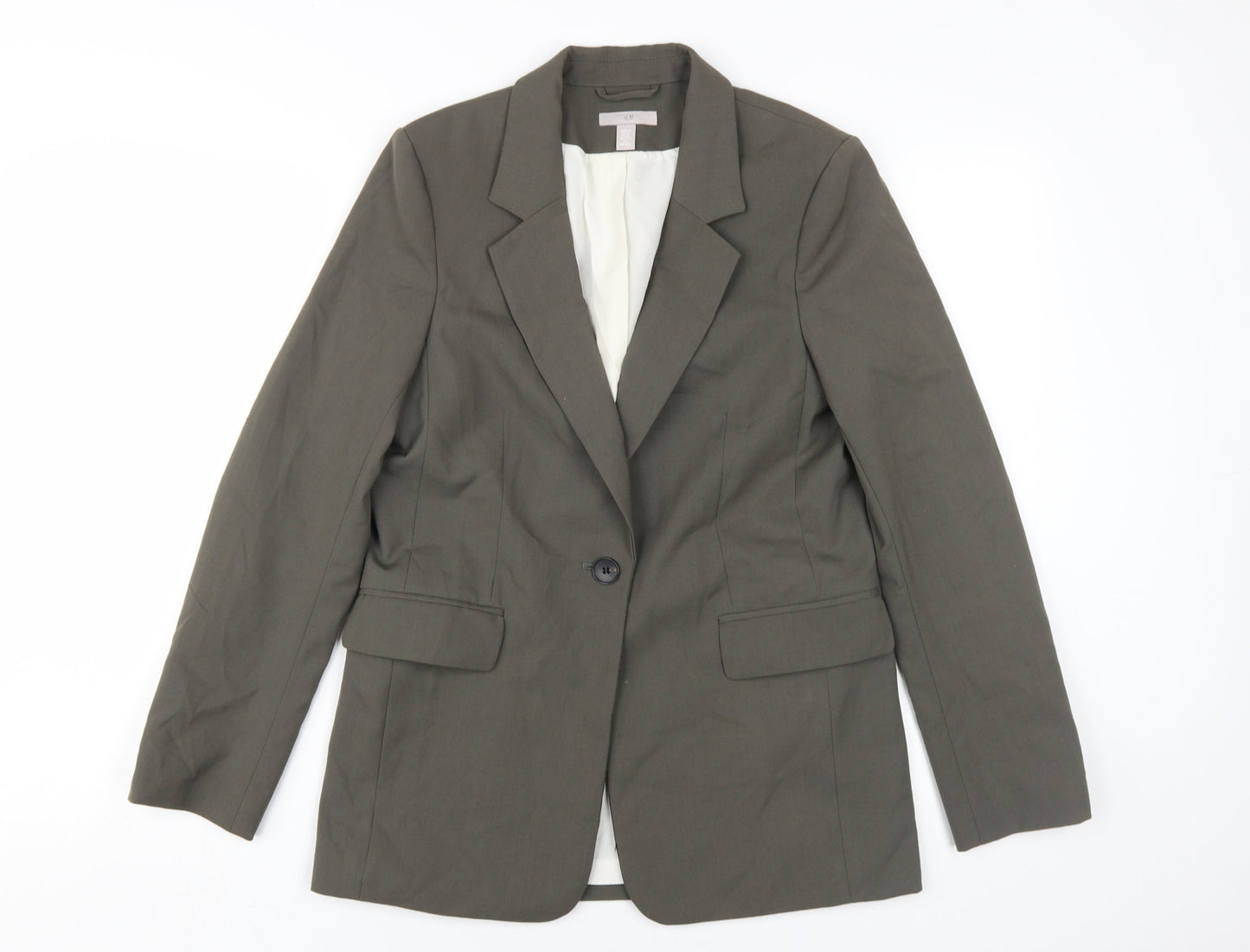 H&M Women's Green XS Suit Jacket Casual Business