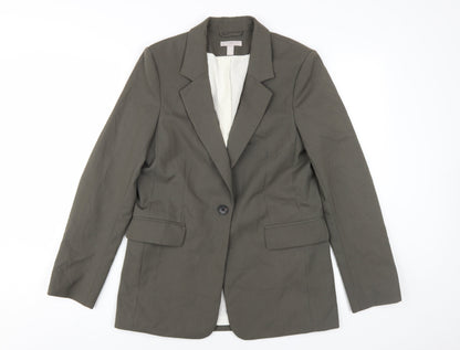 H&M Women's Green XS Suit Jacket Casual Business