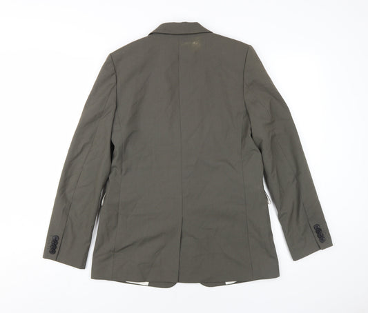 H&M Women's Green XS Suit Jacket Casual Business