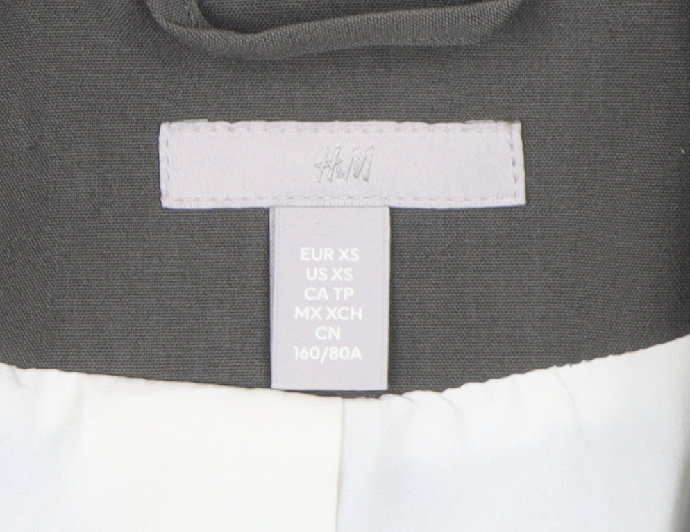 H&M Women's Green XS Suit Jacket Casual Business