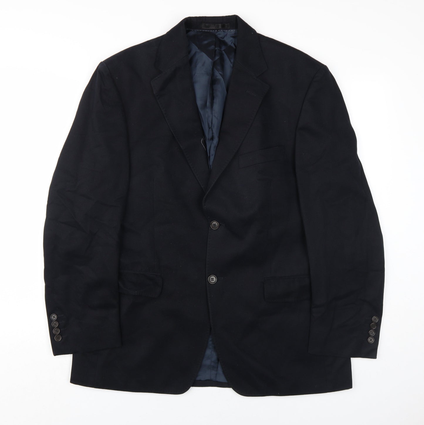 Mens UK Size 40 Marks and Spencer Regular bLUE Suit Jacket