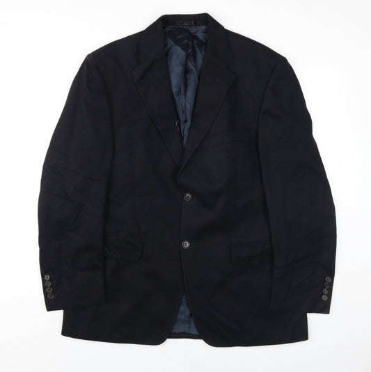 Mens UK Size 40 Marks and Spencer Regular bLUE Suit Jacket