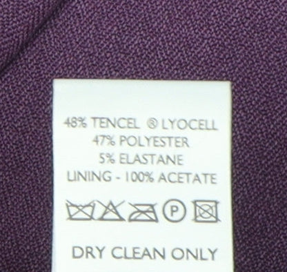 Womens UK Size 12 Anne Brooks Purple Basic Jacket