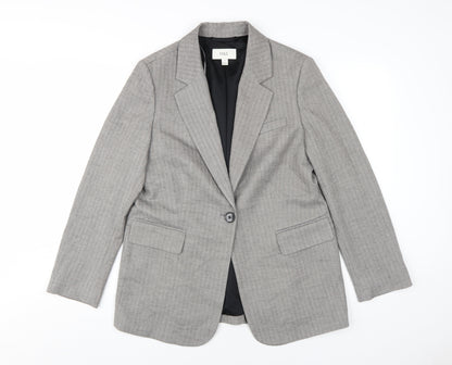 Marks and Spencer Grey Women's Blazer Size 10