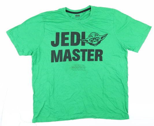 Star Wars Men's Green XL Yoda T-Shirt