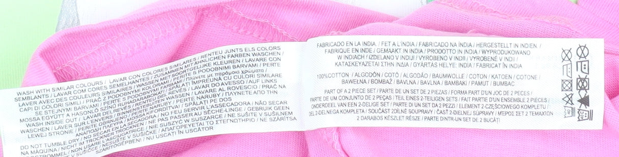 Womens UK Size L Disney Pink Basic T-Shirt
