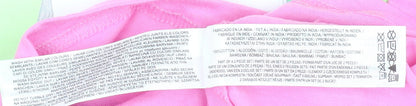 Womens UK Size L Disney Pink Basic T-Shirt