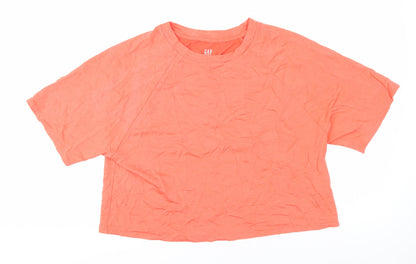 Womens UK Size M Gap Pink Basic T-Shirt