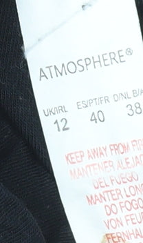 Womens UK Size 12 Atmosphere Black Cropped Tank