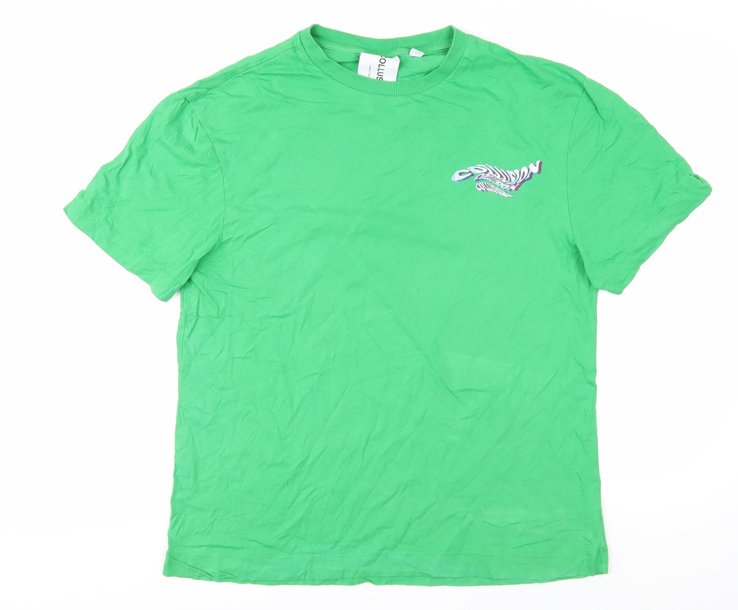 Mens UK Size M COLLUSION Green  T-Shirt