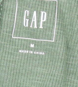 Mens UK Size M Gap Green  T-Shirt