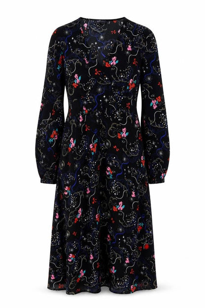 Marks and Spencer Women's Floral Midi Dress Size 10