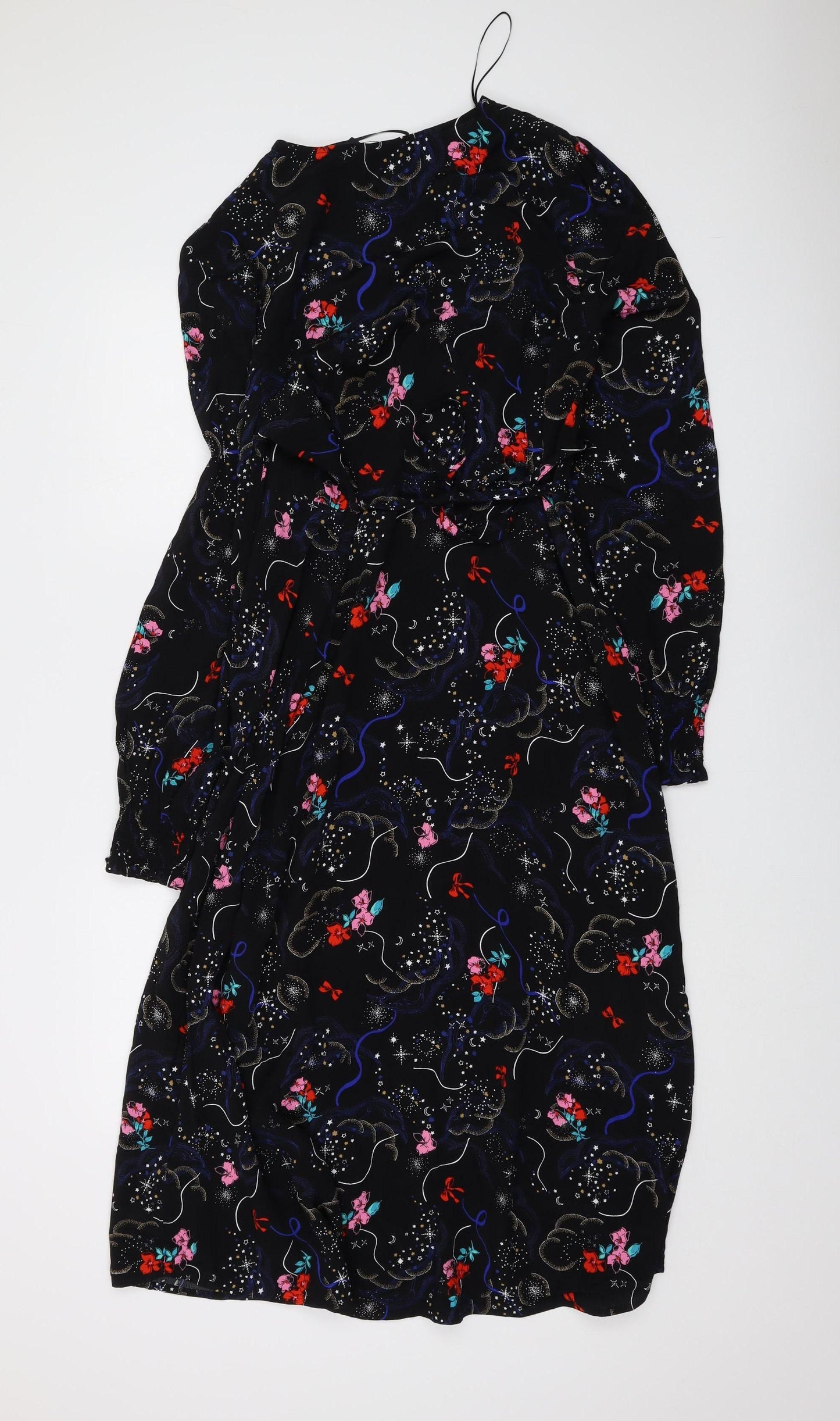 Marks and Spencer Women's Floral Midi Dress Size 10