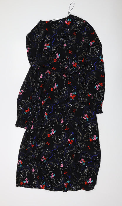 Marks and Spencer Women's Floral Midi Dress Size 10