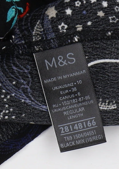 Marks and Spencer Women's Floral Midi Dress Size 10