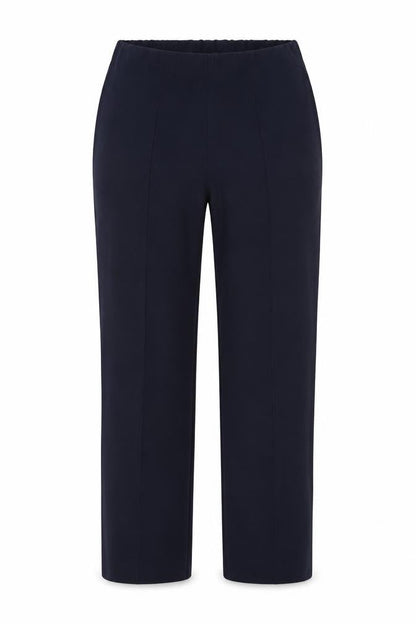 Womens UK Size 14 EWM Regular Fit Straight Blue Trousers