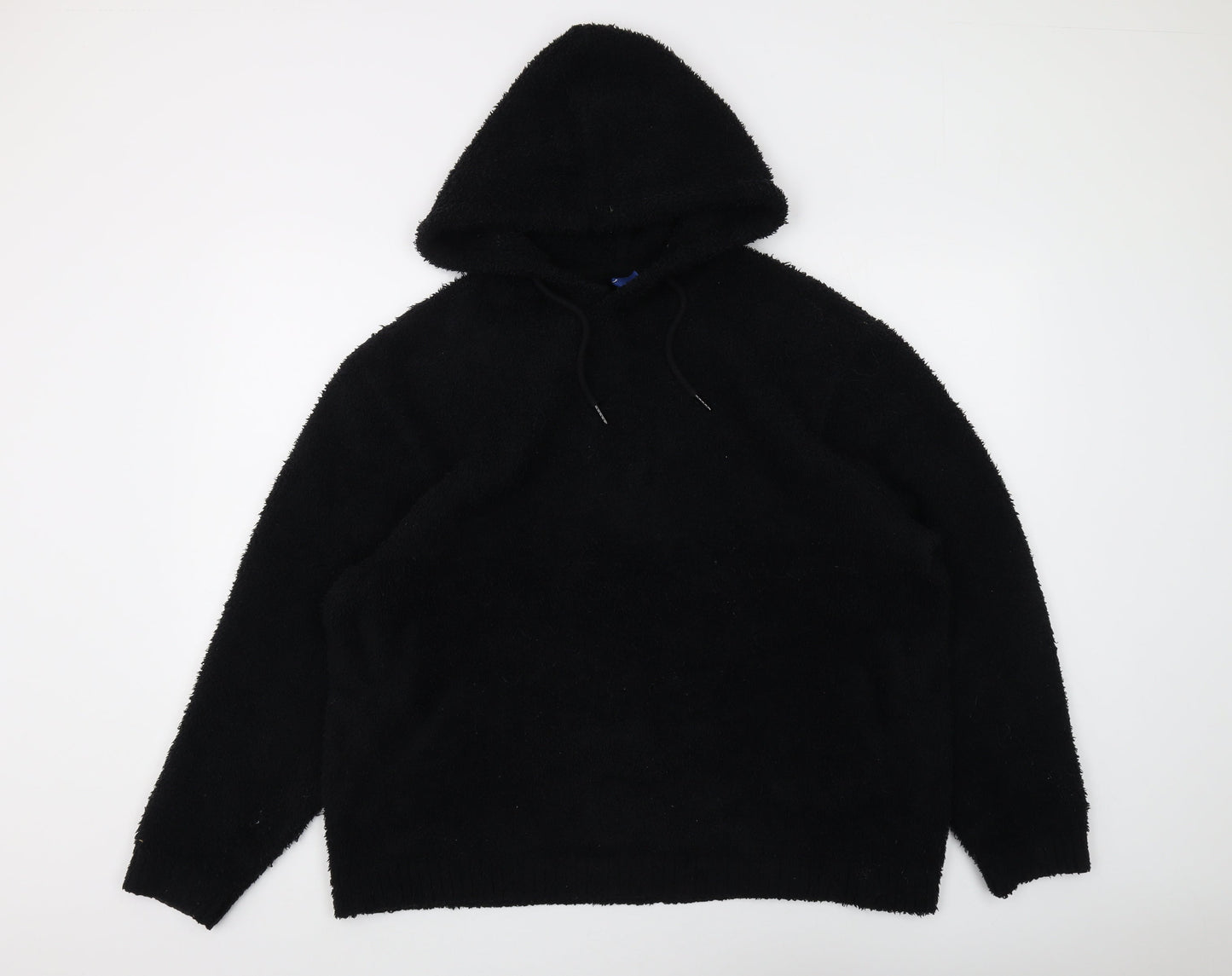 Unisex Adults UK Size M H&M Black Pullover Hoodie