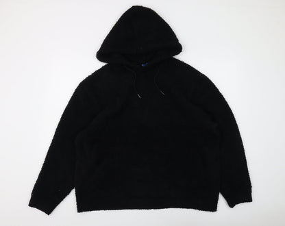 Unisex Adults UK Size M H&M Black Pullover Hoodie