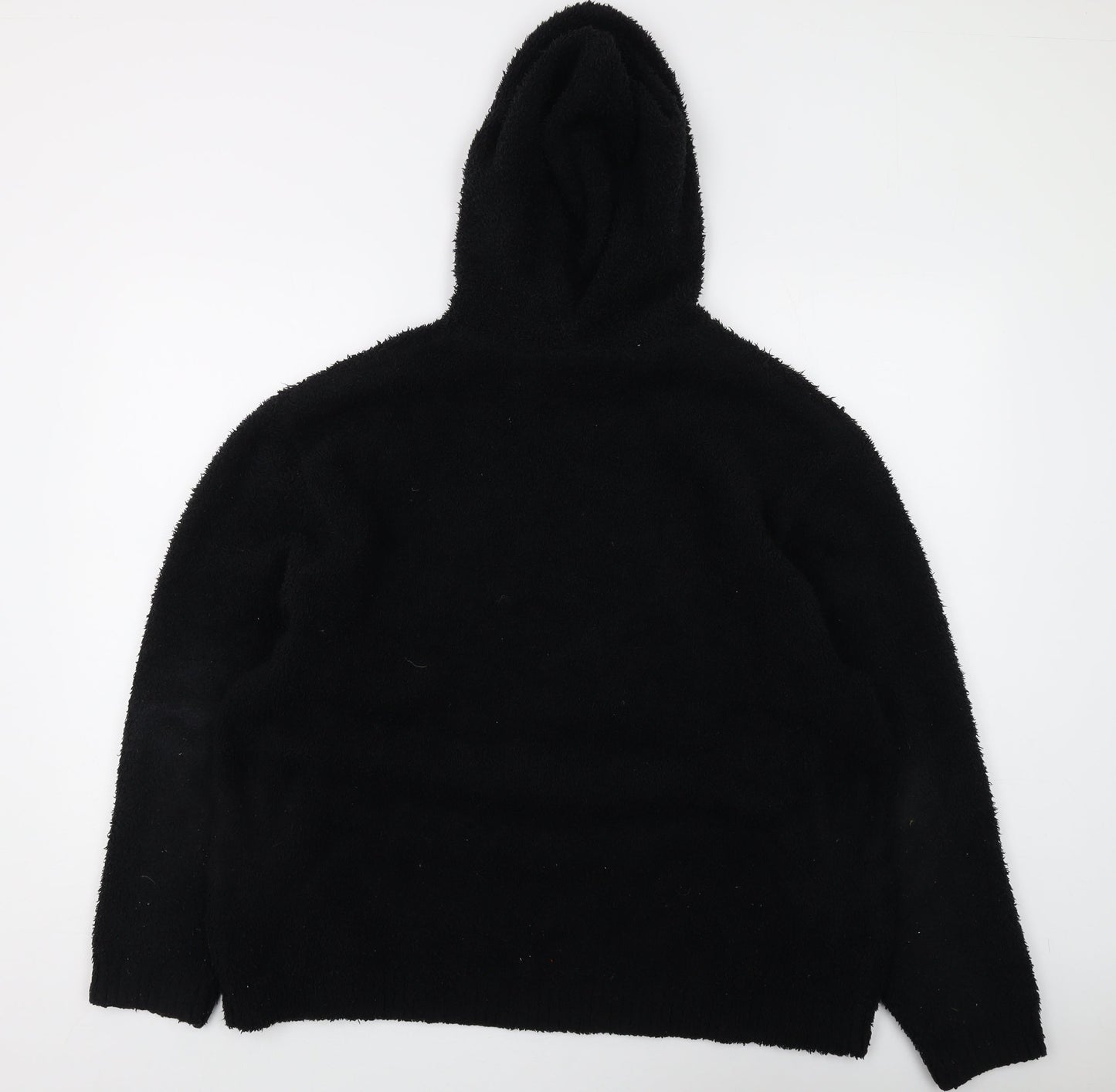Unisex Adults UK Size M H&M Black Pullover Hoodie