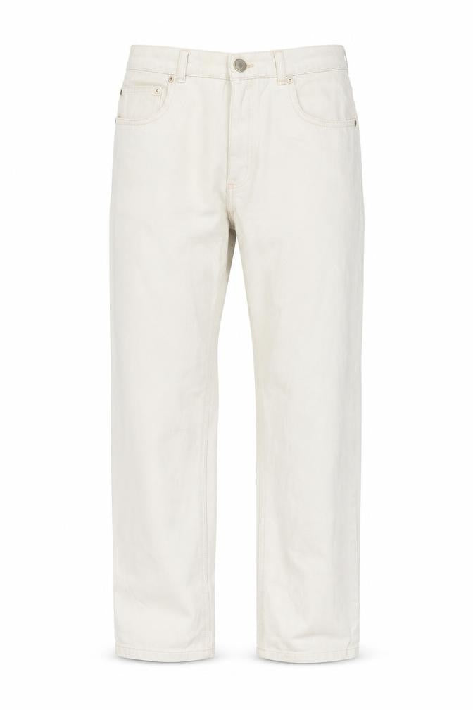 Mens UK Size 28 ASOS Regular Fit Straight Ivory Jeans