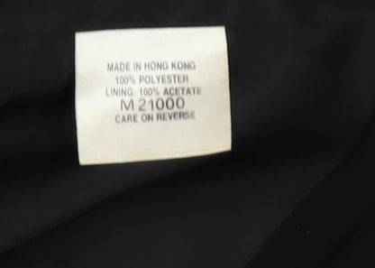 Next Women's Black Double-Breasted Suit Jacket Size 12