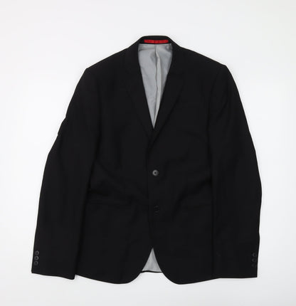 Mens UK Size 38 Marks and Spencer Regular Black Suit Jacket