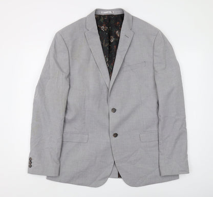 Mens UK Size 44 Limehaus Regular Grey Suit Jacket