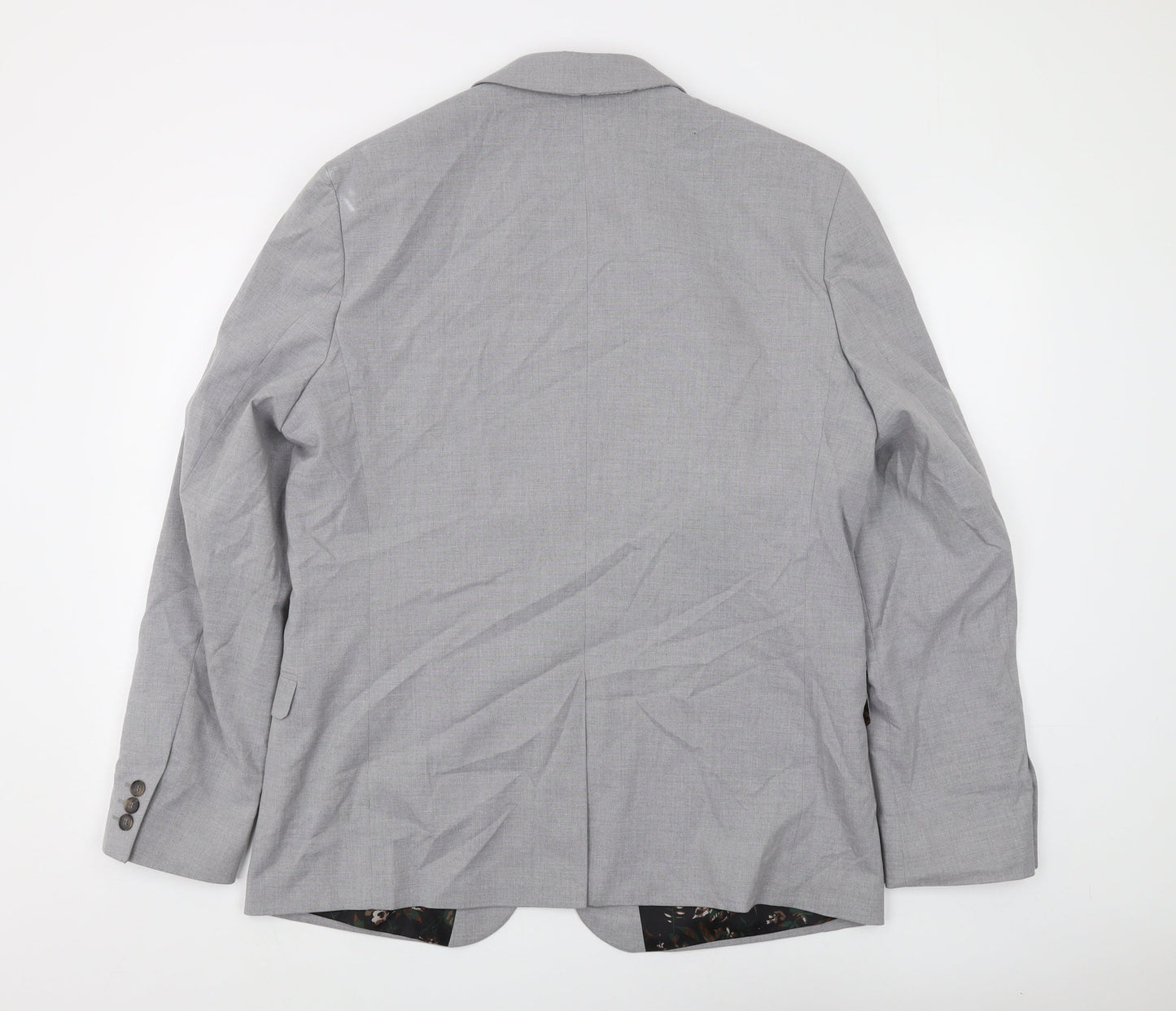 Mens UK Size 44 Limehaus Regular Grey Suit Jacket