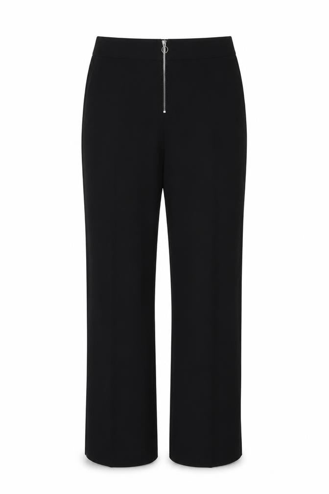 Womens UK Size 14 Marks and Spencer Regular Fit Straight Black Trousers