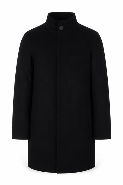 Marks & Spencer Men's Black Overcoat Size S