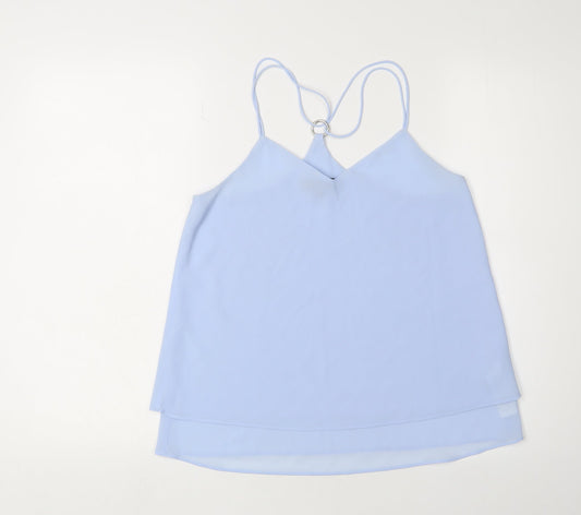 Womens UK Size 8 New Look Blue Camisole Tank