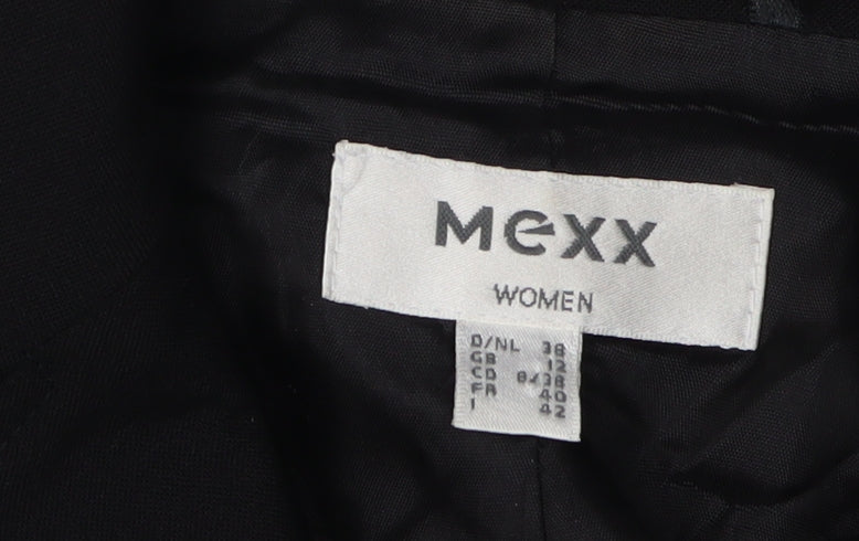 Mexx Women's Black Blazer Size 12 Classic Business