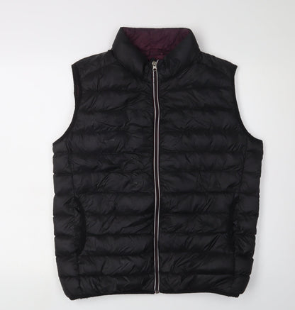 Mens UK Size L technolayer Black Puffer Jacket