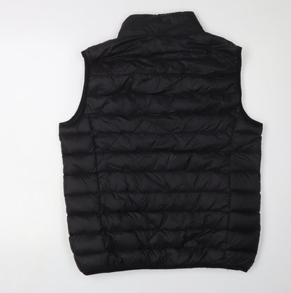 Mens UK Size L technolayer Black Puffer Jacket