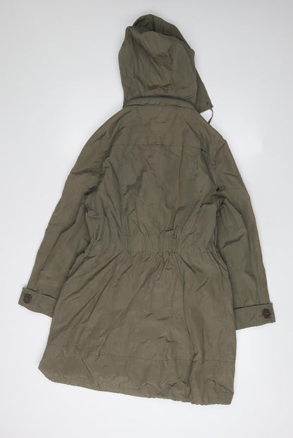 Womens UK Size 8 Marks and Spencer Green Parka Coat
