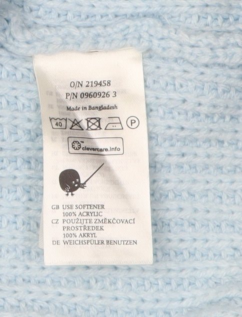 Womens UK Size XS Monki Blue Vest Jumper