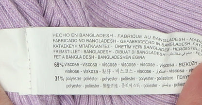 Womens UK Size S Stradivarius Purple Cardigan Jumper