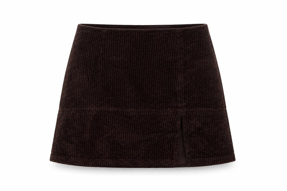 Womens UK Size 8 ASOS Straight & Pencil Corduroy Skirt