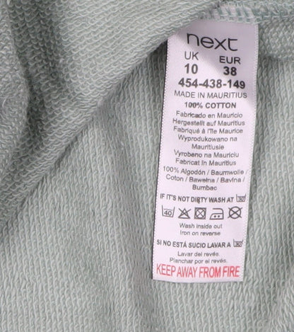 Womens UK Size 10 NEXT Green Pullover Sweatshirt
