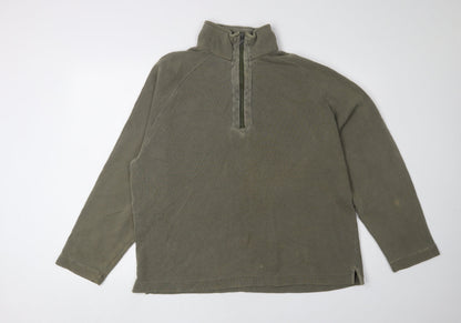 Mens UK Size L Marks and Spencer Green Pullover Sweatshirt