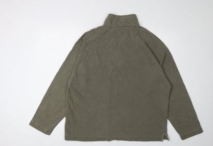 Mens UK Size L Marks and Spencer Green Pullover Sweatshirt