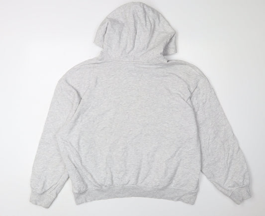 H&M Grey Unisex Hoodie, Size 12, Casual Style
