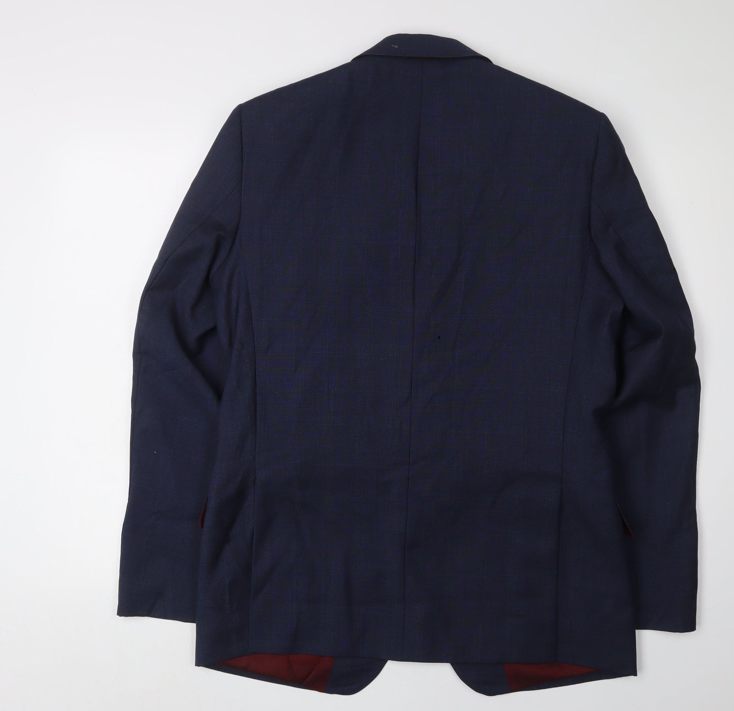 Mens UK Size 40 Marks and Spencer Regular Blue Suit Jacket