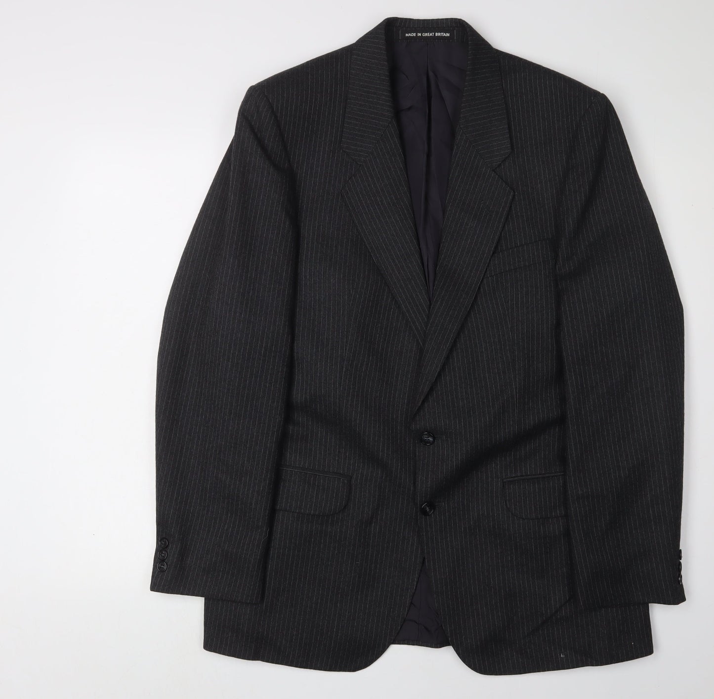 Mens UK Size 40 Debenhams Regular Black Suit Jacket