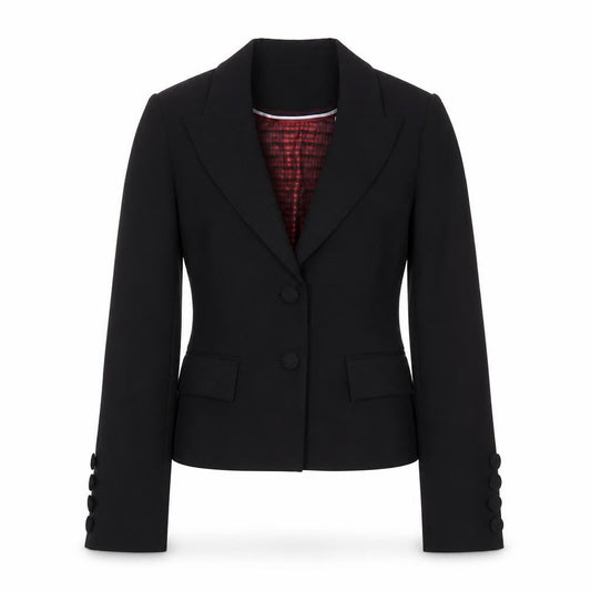 Womens UK Size 10 Jasper Conran Regular Black Blazer