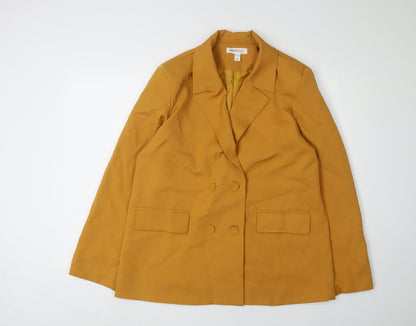 Womens UK Size 16 Urban Bliss Yellow Basic Jacket