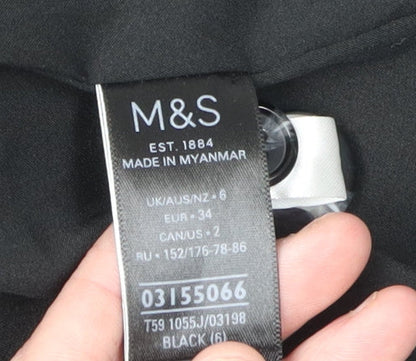 Marks and Spencer Women's Black Blazer Size 6