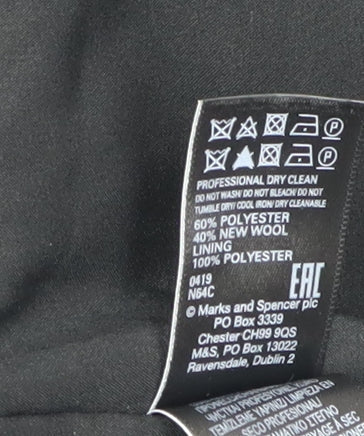 Marks and Spencer Women's Black Blazer Size 6