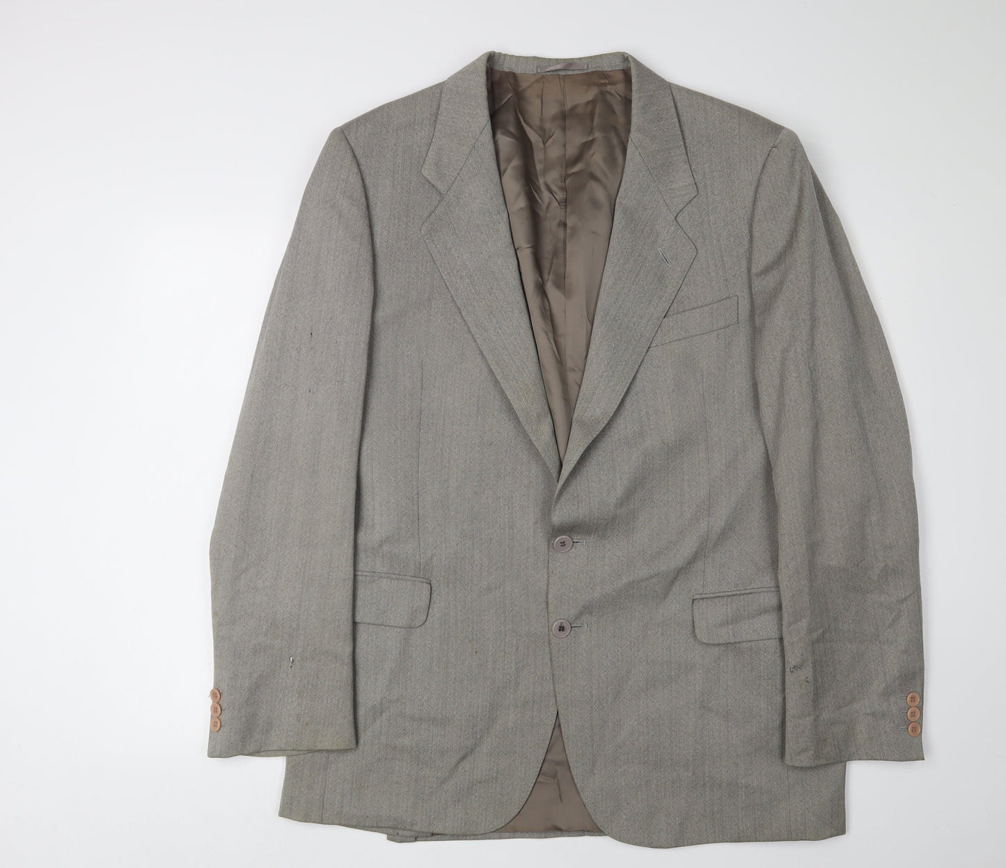 Mens UK Size 54 Jaeger Regular Grey Suit Jacket